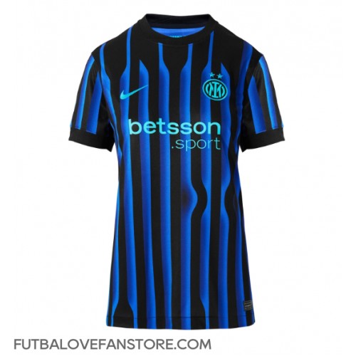 Inter Milan Lautaro Martinez #10 Domáci Ženy futbalový dres 2025-26 Krátky Rukáv Inter Milan Lautaro Martinez #10 Domáci Ženy futbalový dres 2025-26 Krátky Rukáv